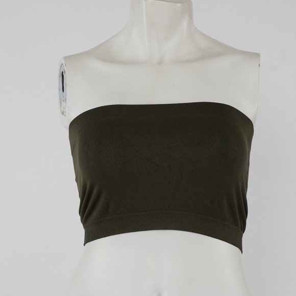 Super Soft Strapless Bra Bandeau Tube Top - Picture 2 of 3